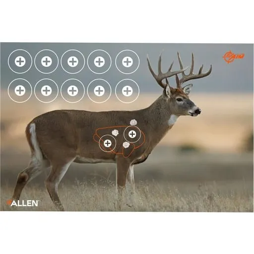 Allen Ez Aim Paper Four Color 25x35 Whitetail, 2 Pack