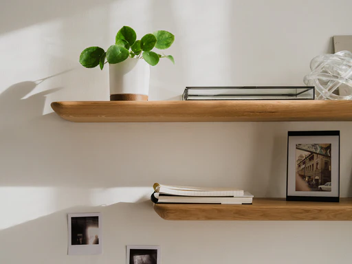 Custom Floating Shelf - Oak/100