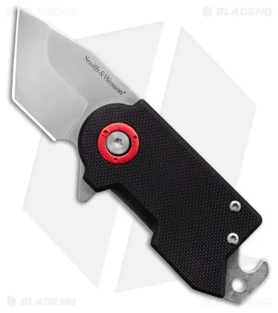 Smith & Wesson Benji Frame Lock Knife Black G-10 (1.6" Satin)