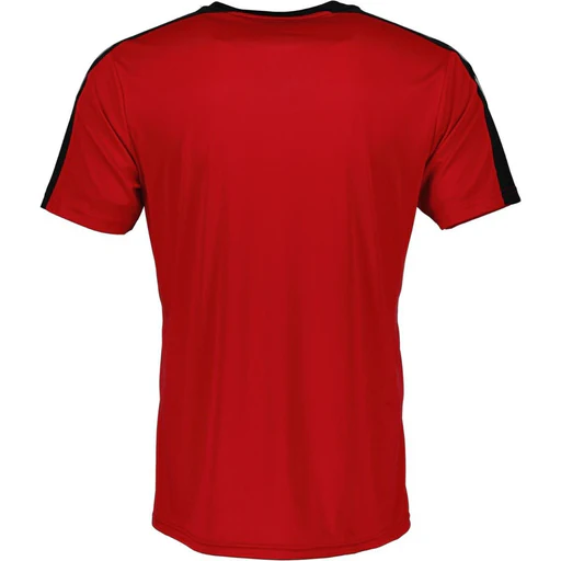 Hummel Stripe Crew Neck Regular Fit T-shirt - Amber/black