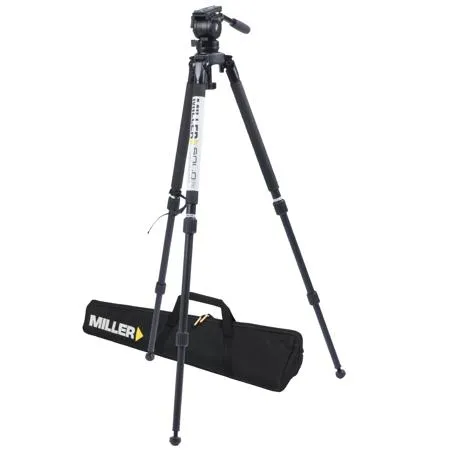Miller Air Fluid Head With Solo 75 3-section Aluminum Alloy Tripod