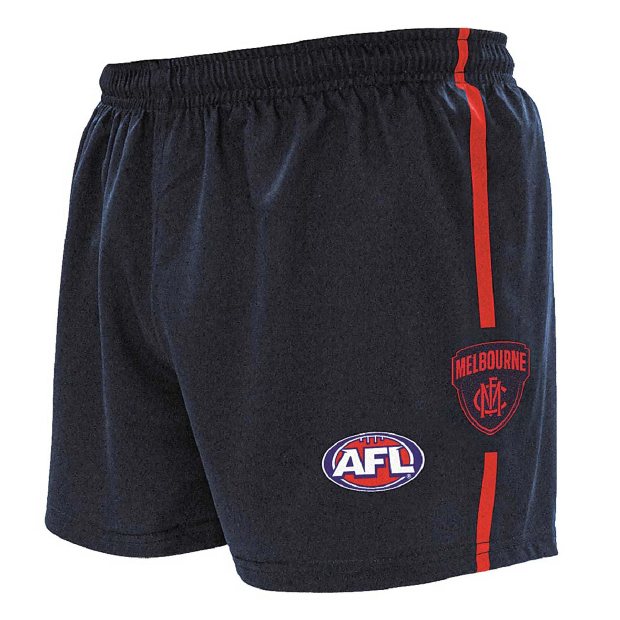 Melbourne Demons Kids Home Supporter Shorts Black 6