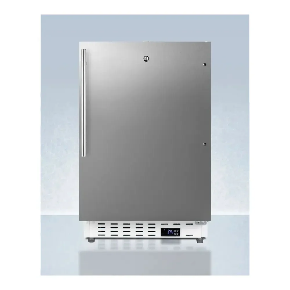 Accucold Ada404refsshv 20 Inch Built-in Healthcare All-refrigerator With 3.32 Cu. Ft. Capacity, Ada Compliant, Automatic Defrost And Factory-installed Lock In Stainless Steel (right Hinge)