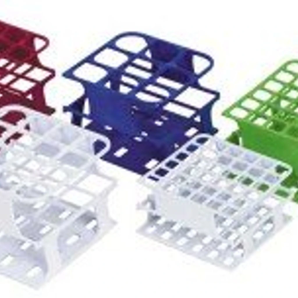 Heathrow Scientific Hs27503c Onerack Test Tube Rack, 20 Mm, Green, 8pk