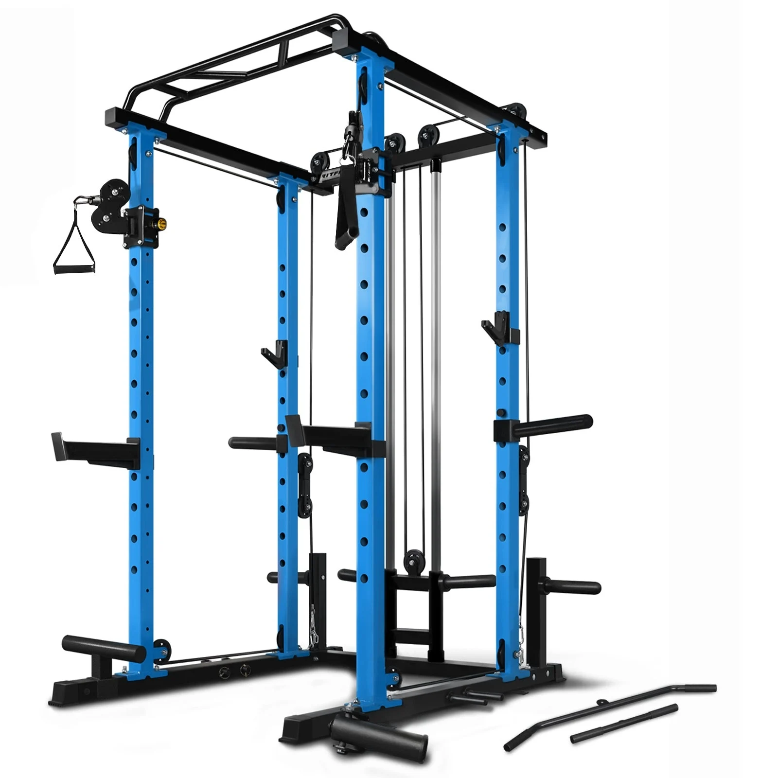 Ritfit Ppc03 1000lbs Power Cage With Smooth Cable System - Blue