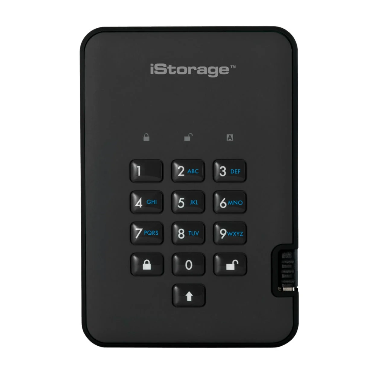 Istorage Diskashur2 Usb 3.1 3tb Encrypted Portable Hdd (phantom Black)