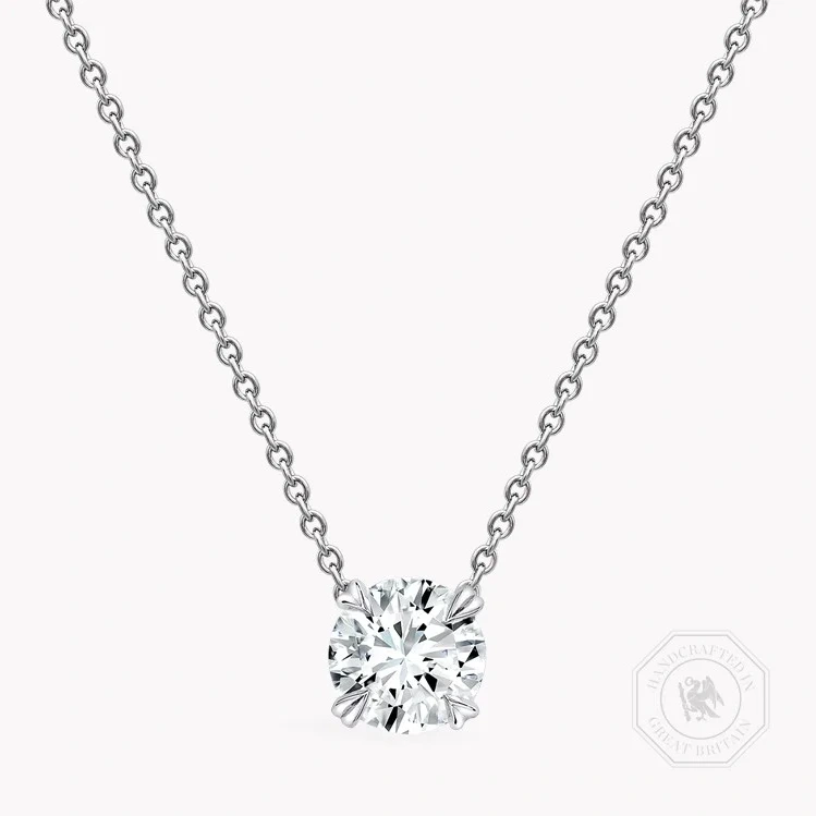 Windsor Diamond Pendant 1.50ct In 18ct White Gold