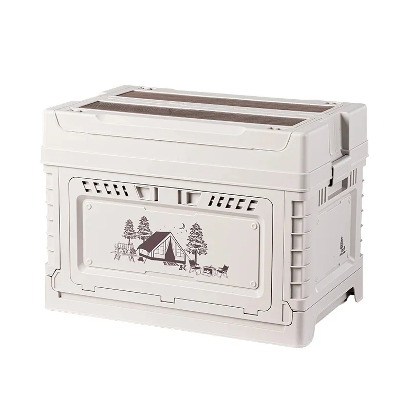 (ling Yue S) Pp Folding Storage Box - 50l+10l