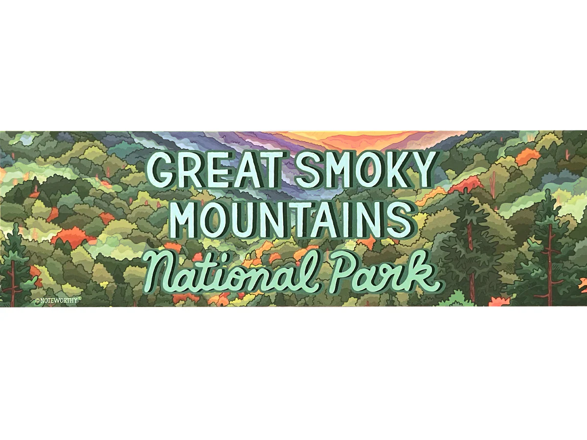 Great Smoky Mountains Bumper Sticker