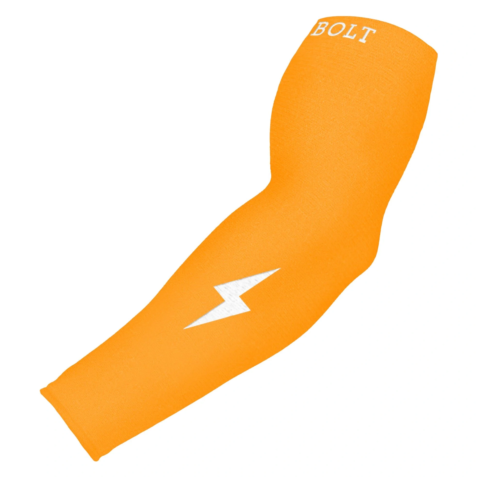 Graduated Compression Premium Arm Sleeve - Neon Orange - Lg/xl