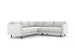 Abbot Bench Seat Corner Sectional (96" X 84",corner On Left,37") - Leather/california Cush Package 1/stained Walnut