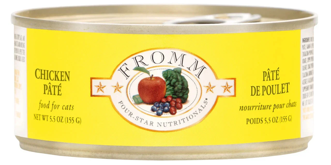 Fromm Four-star Chicken Pate Canned Cat Food 5.5 Oz