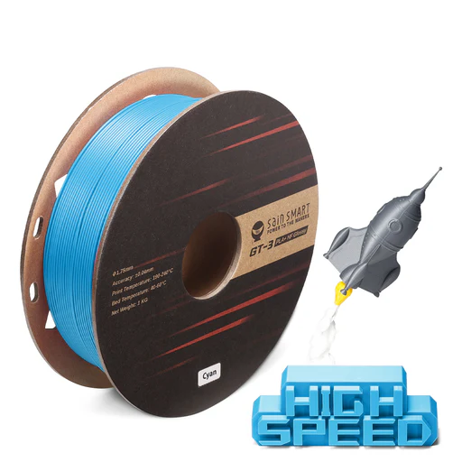 Gt-3 High Speed Glossy Pla+ Filament 1.75mm, 1kg, ±0.04mm, Silver