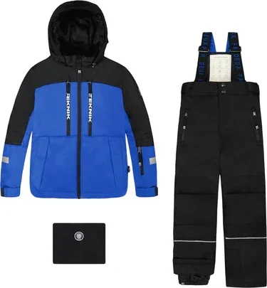 Royal Blue Teknik Two-piece Snowsuit - Big Boy