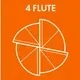 Emsc 3/4 4fser (.125) Bright C.radius 1-1/2 X 4