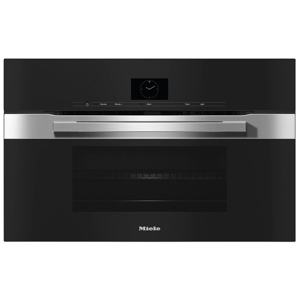 Miele Pureline Series 30 In. 1.5 Cu. Ft. Smart Speed Electric Single Wall Oven With Standard Convection - Clean Touch Steel