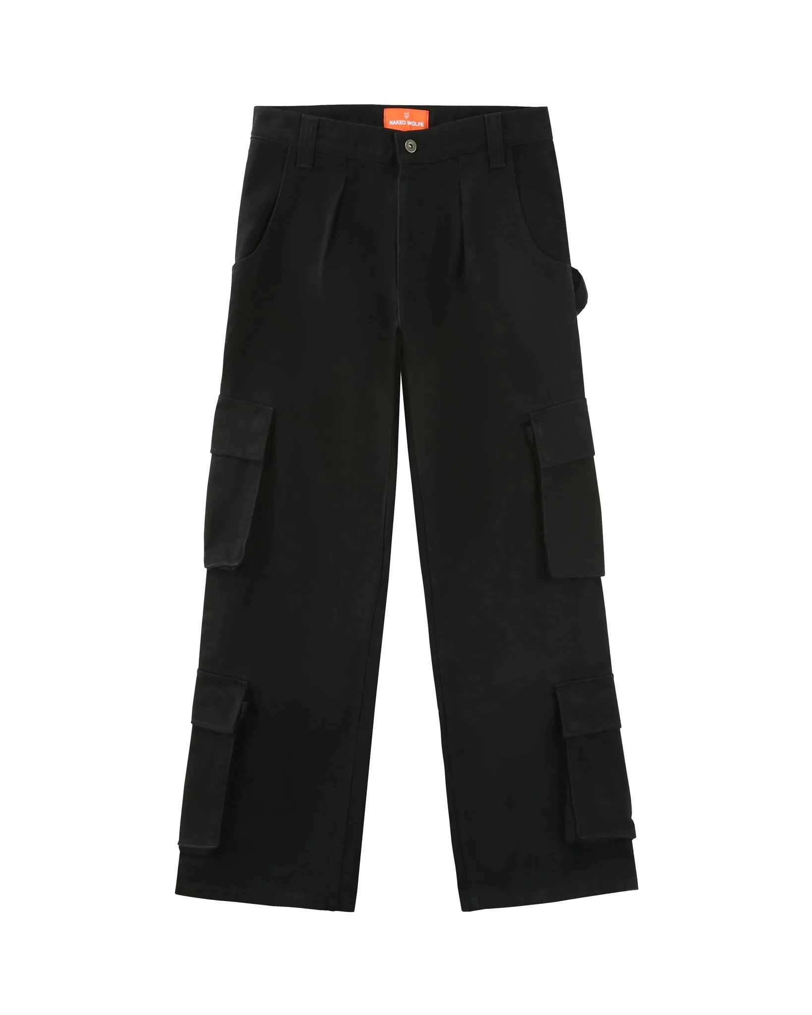 Baggy Pocket Cargo Pants Black - 30w