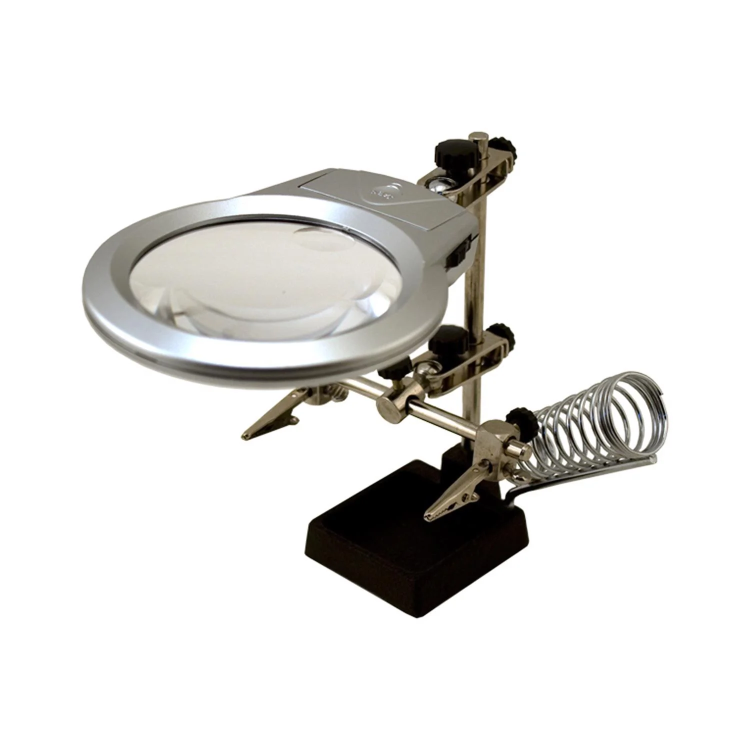 Helping Hands With Soldering Stand Led Light And Magnifier