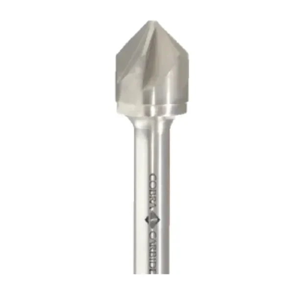 3/4 (100°) 4fl Solid Carbide Countersinks Double End 3/4 X 3-1/2 Bright