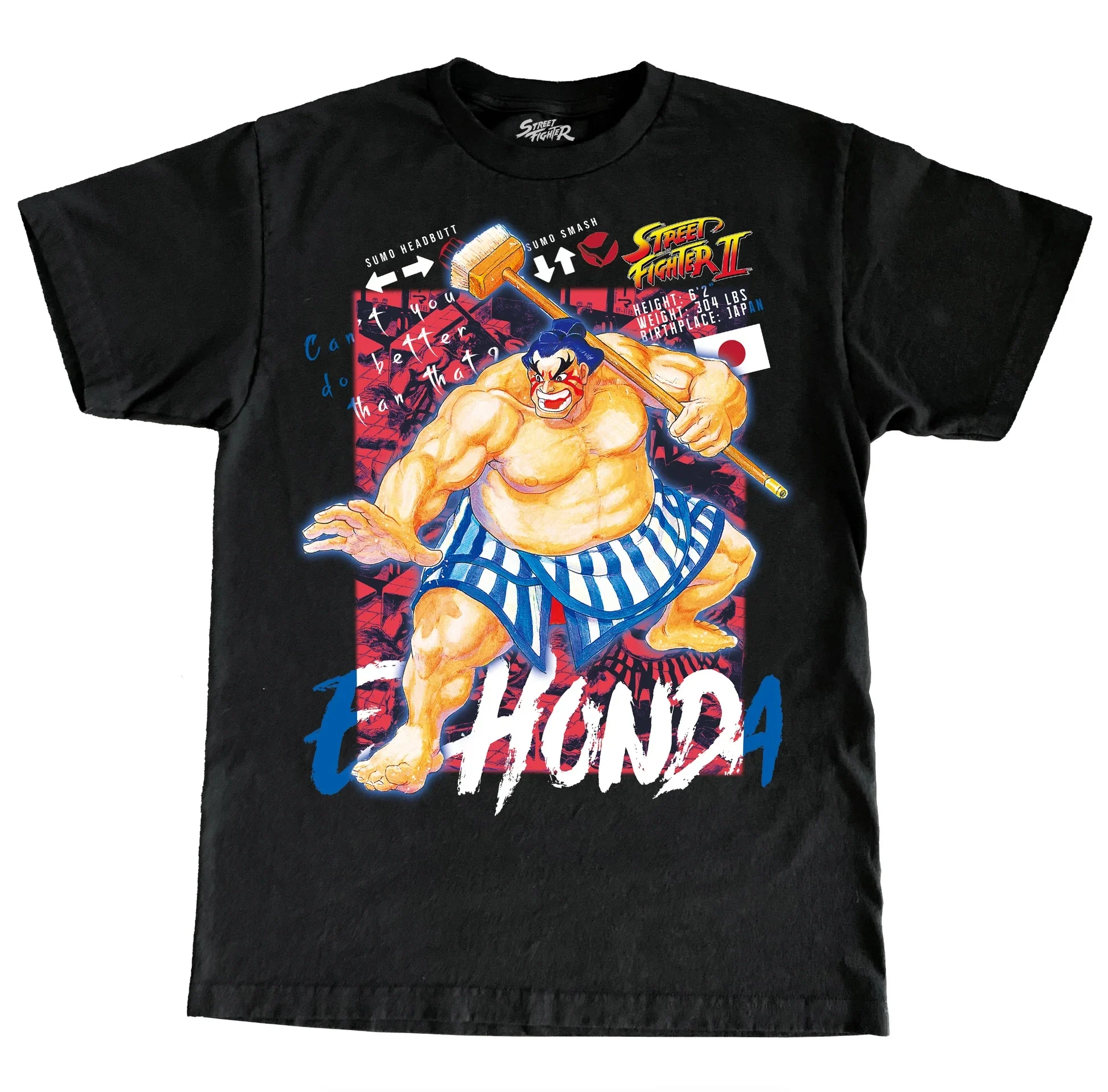 Capcom Street Fighter Ii E. Honda Jumbo Print Shirt - S