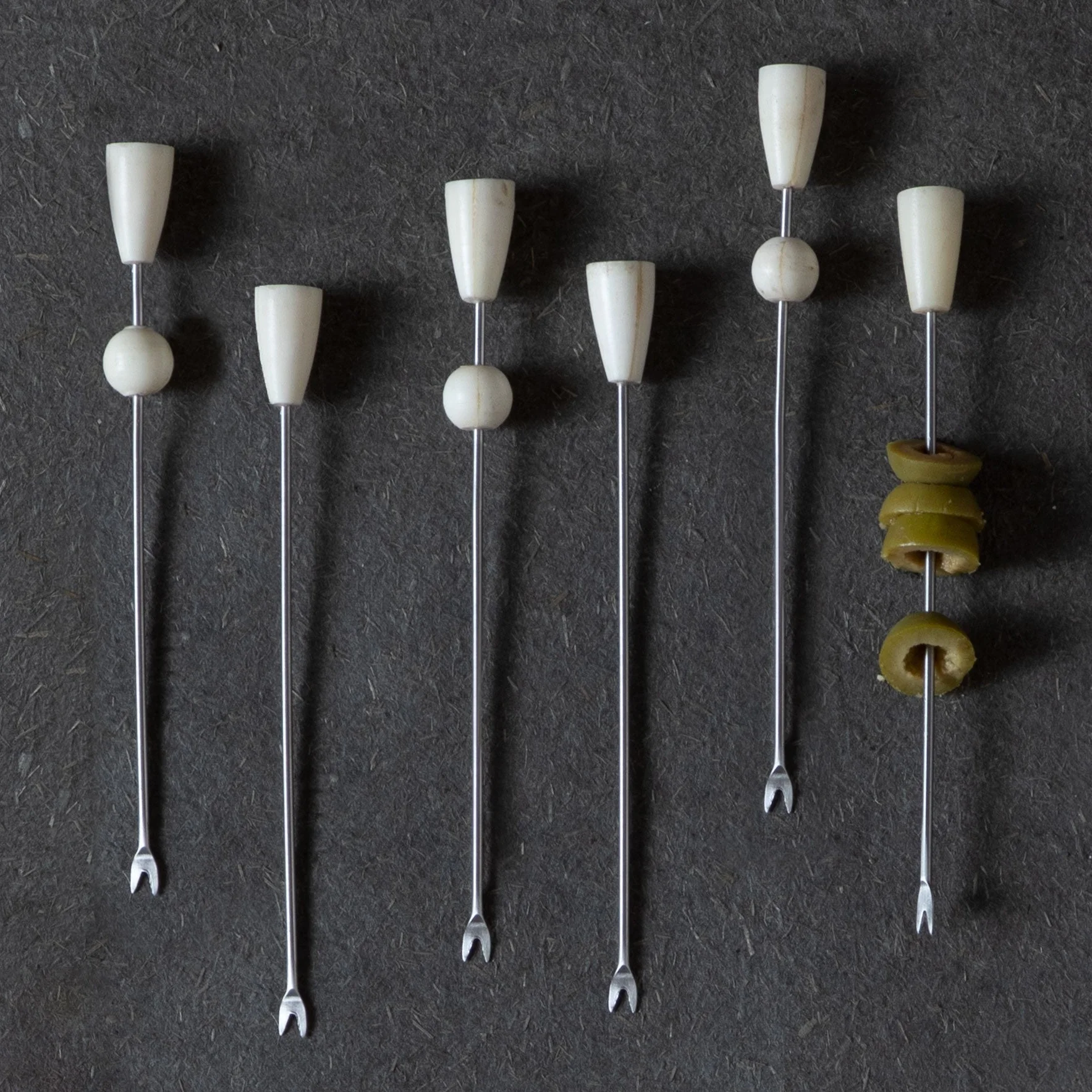Blanco Cocktail Picks Assorted - Set Of 6