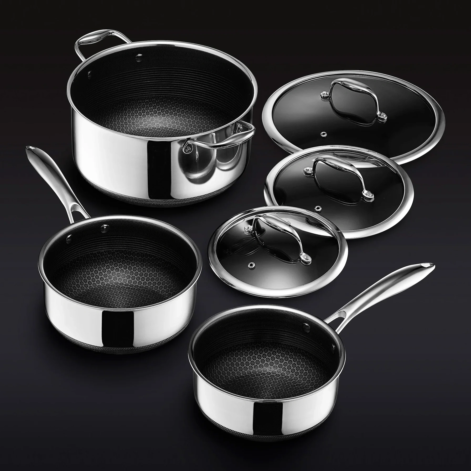 6pc Pot Set | Stainless Steel
