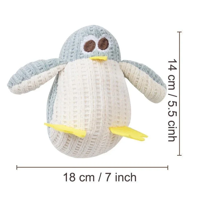 Cute Chew Catnip Cat Toy - Blue Penguin