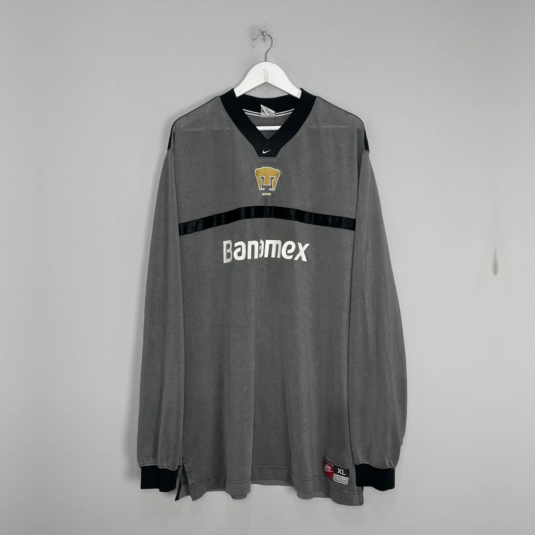 2000/01 Unam Pumas #27 Gk Shirt (xl) Nike