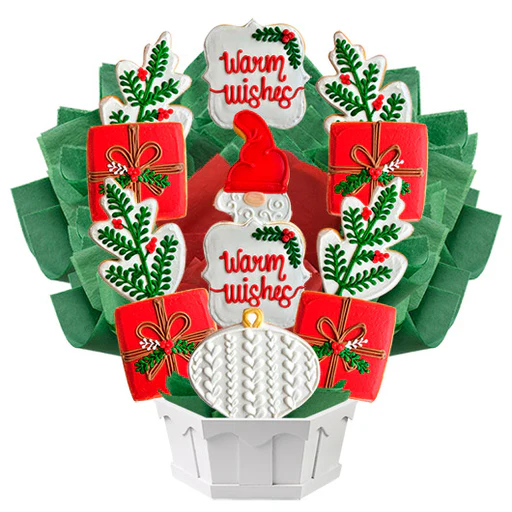 Warm Holiday Wishes - 12 Cookie/premimum As Shown