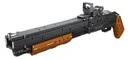 Caliber Gourmet Cbgbb2 Building Blocks Shotgun Black/brown Plastic 21 Long Includes 6 Plastic Projectiles 863 Pieces