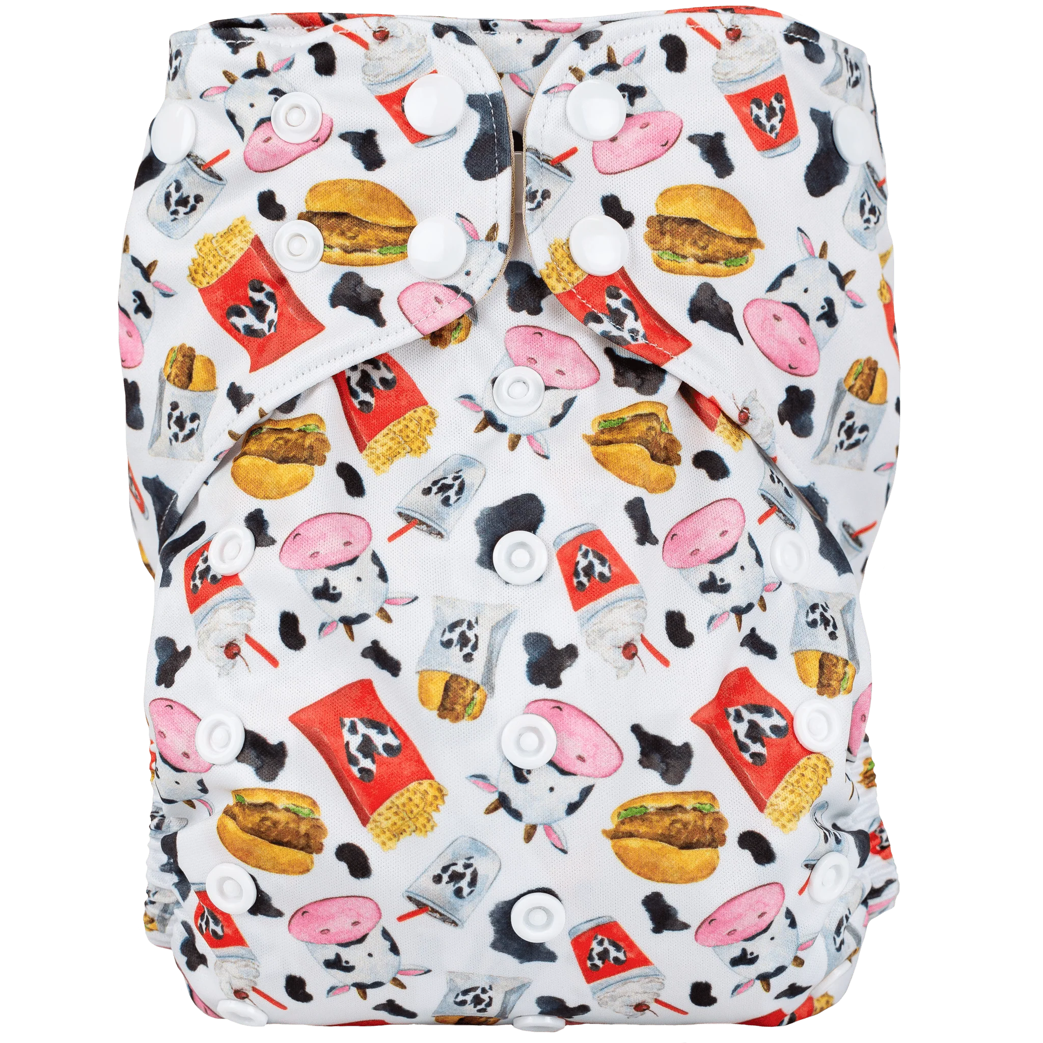 Flex Fit Pocket Cloth Diaper - Color Me Construction