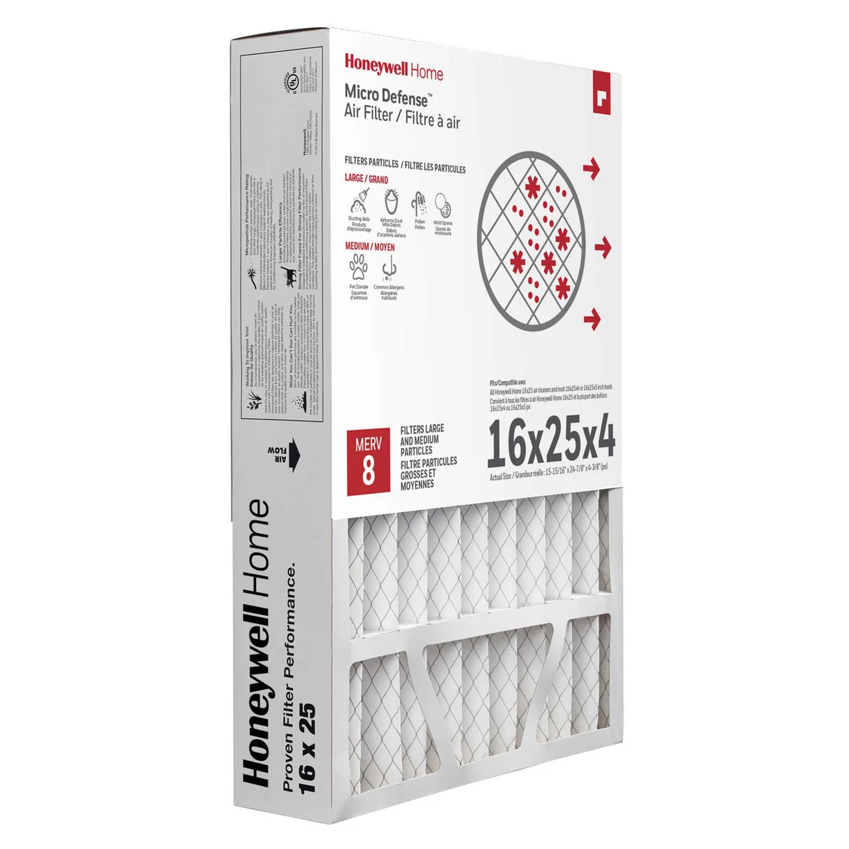 Cf100 Honeywell Home Air Cleaner Filter 16 X 25 X 4