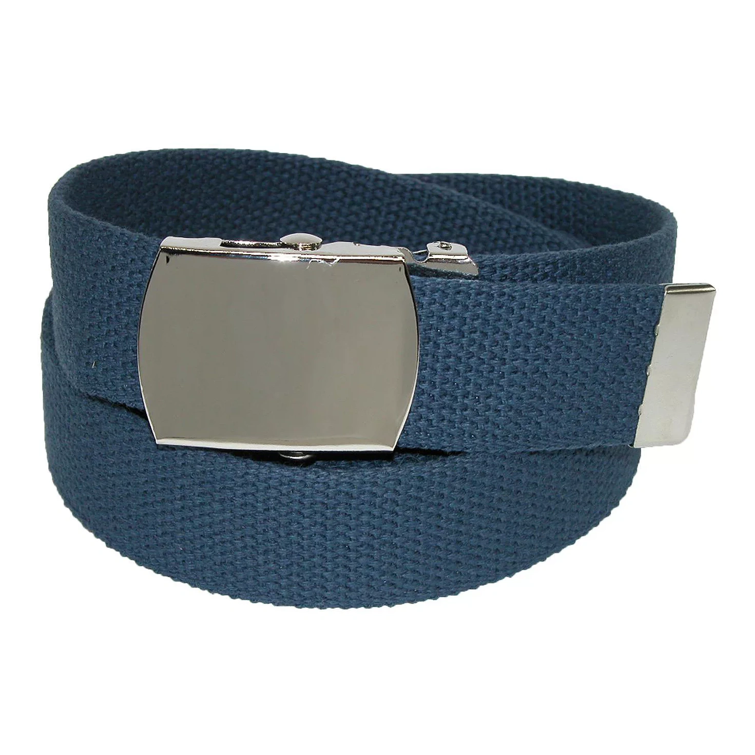 Ctm Cotton Adjustable Belt With Nickel Buckle
