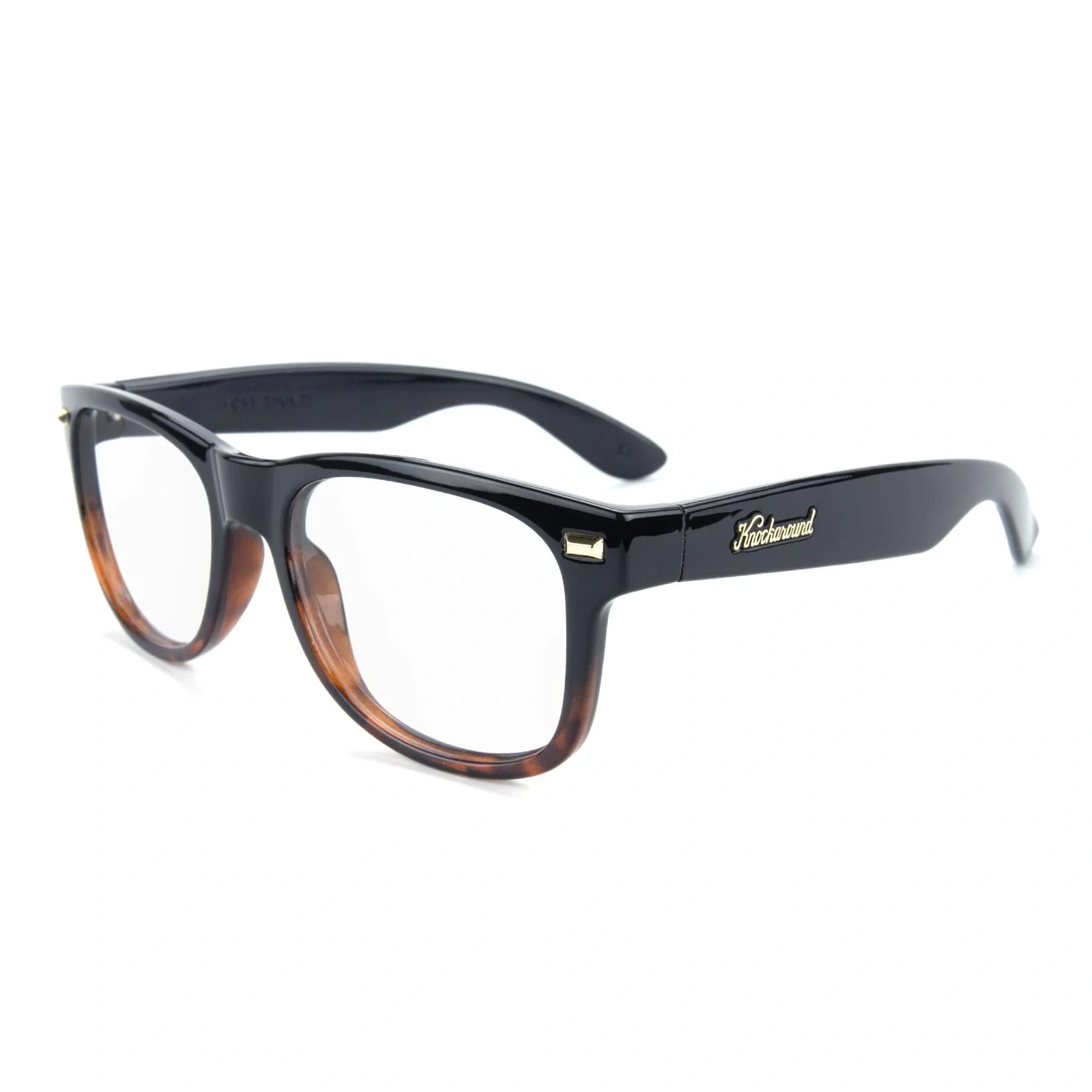 Glossy Black And Tortoise Shell Fade Fort Knocks Rx