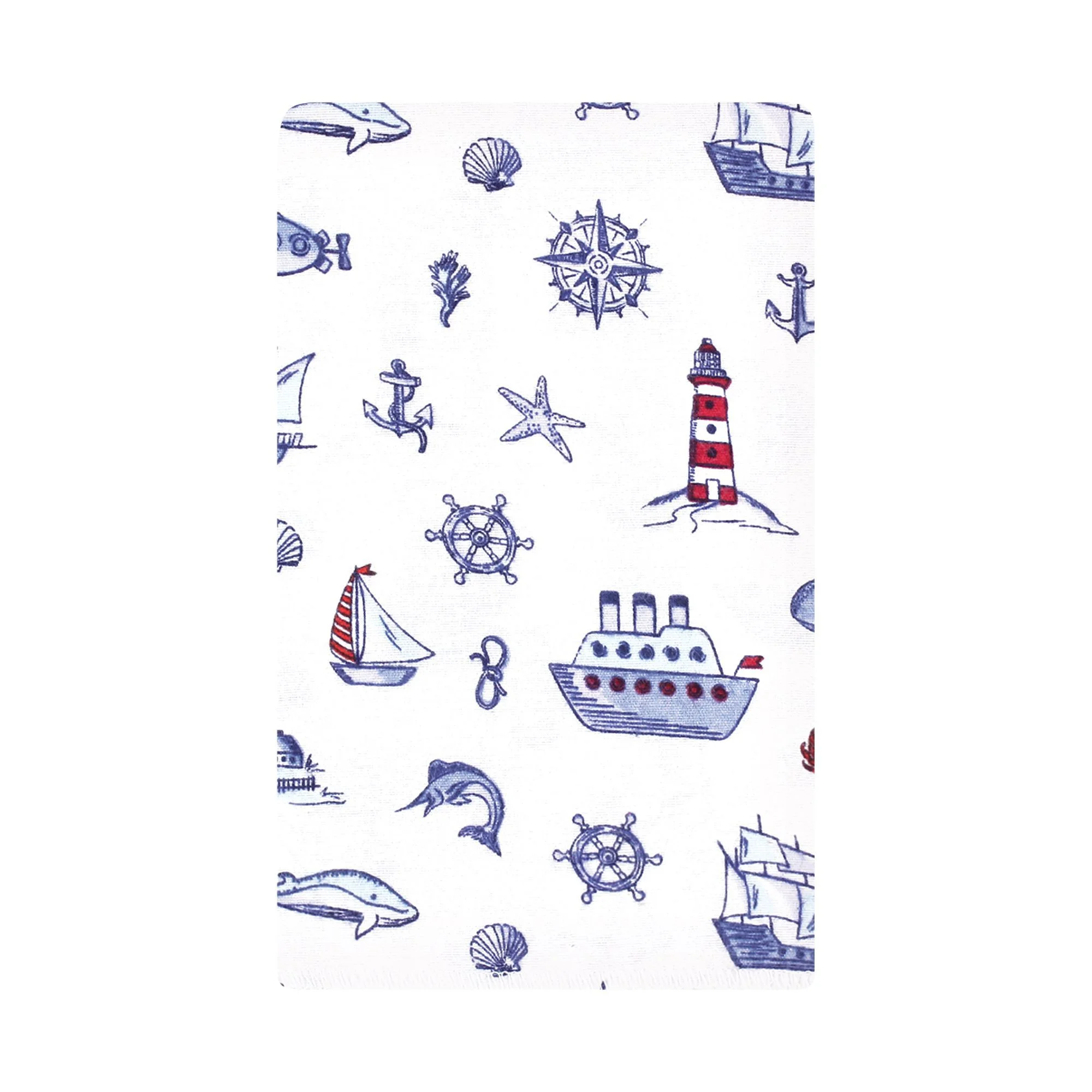 Hudson Baby Flannel Burp Cloth 10pk, Lighthouse, One Size