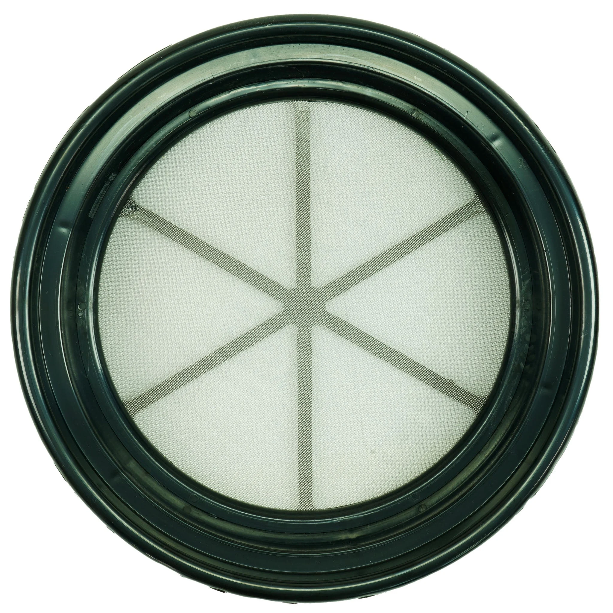 Terrax Black Plastic 13-1/4" Gold Sifting Pan Classifier - 1/30 Mesh
