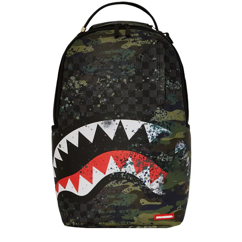 Sprayground Camo Splash Dlxsv Backpack Black/camo