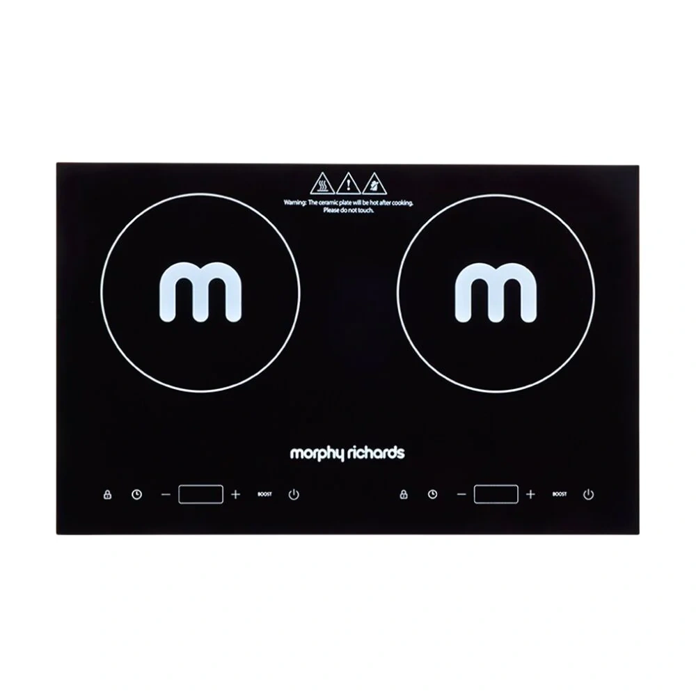 Morphy Richards Dual Induction Cooktop 2200w Digital Display Portable (black)