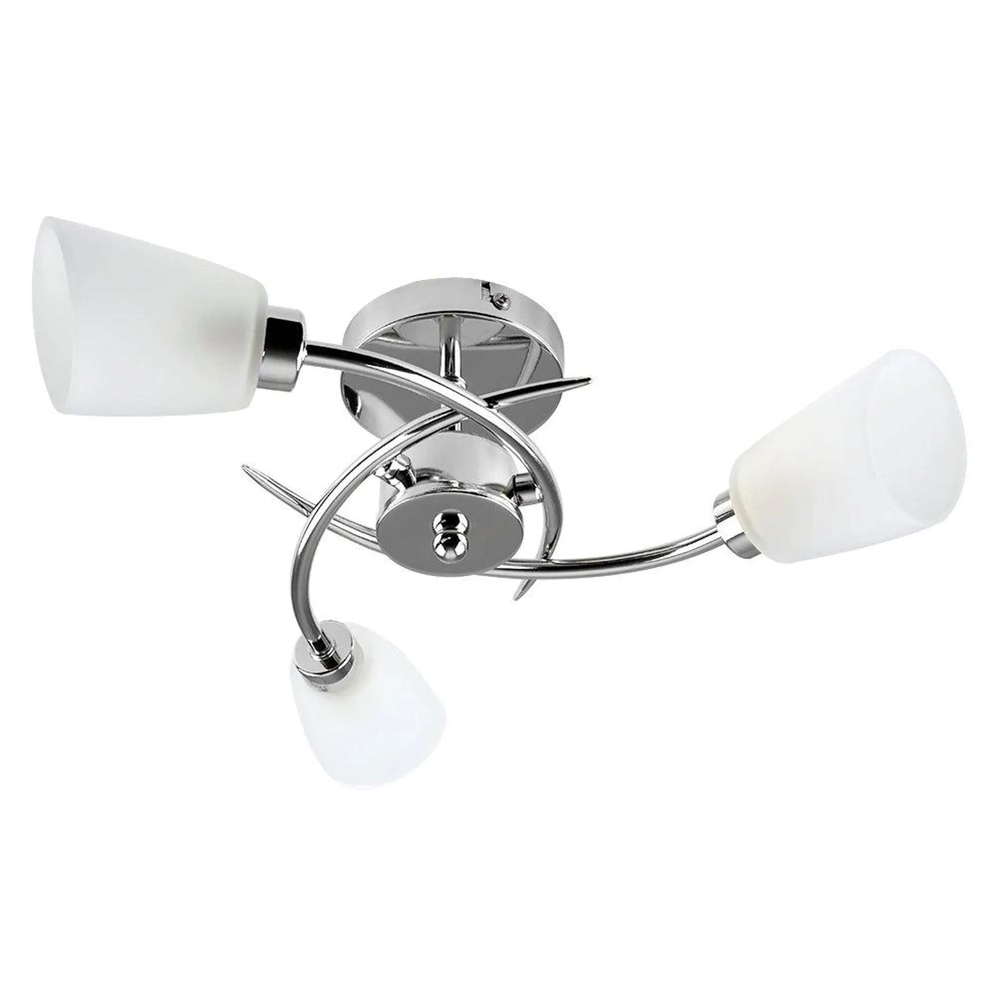 Kavio 3 Way Silver Ceiling Bar Light