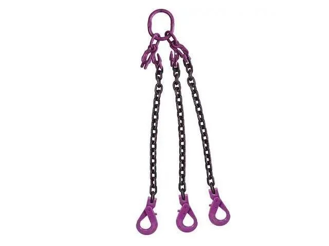 Us Cargo Control 38g100tosla-5 3/8" X 5',adjustable 3leg Chain Sling W/