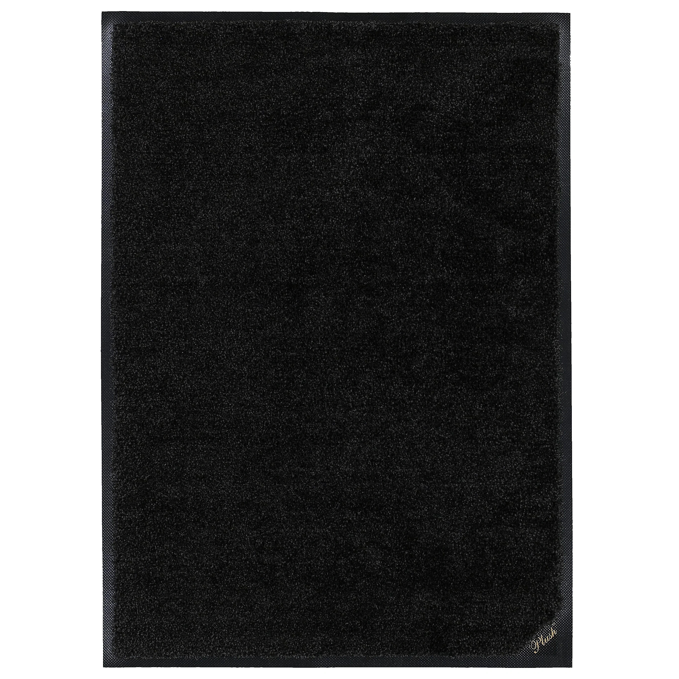 M+a Matting Plush Floor Mat 2 X 3 Black