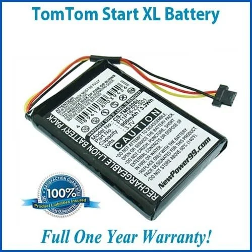 Extended Life Battery For The Tomtom Start Xl Gps