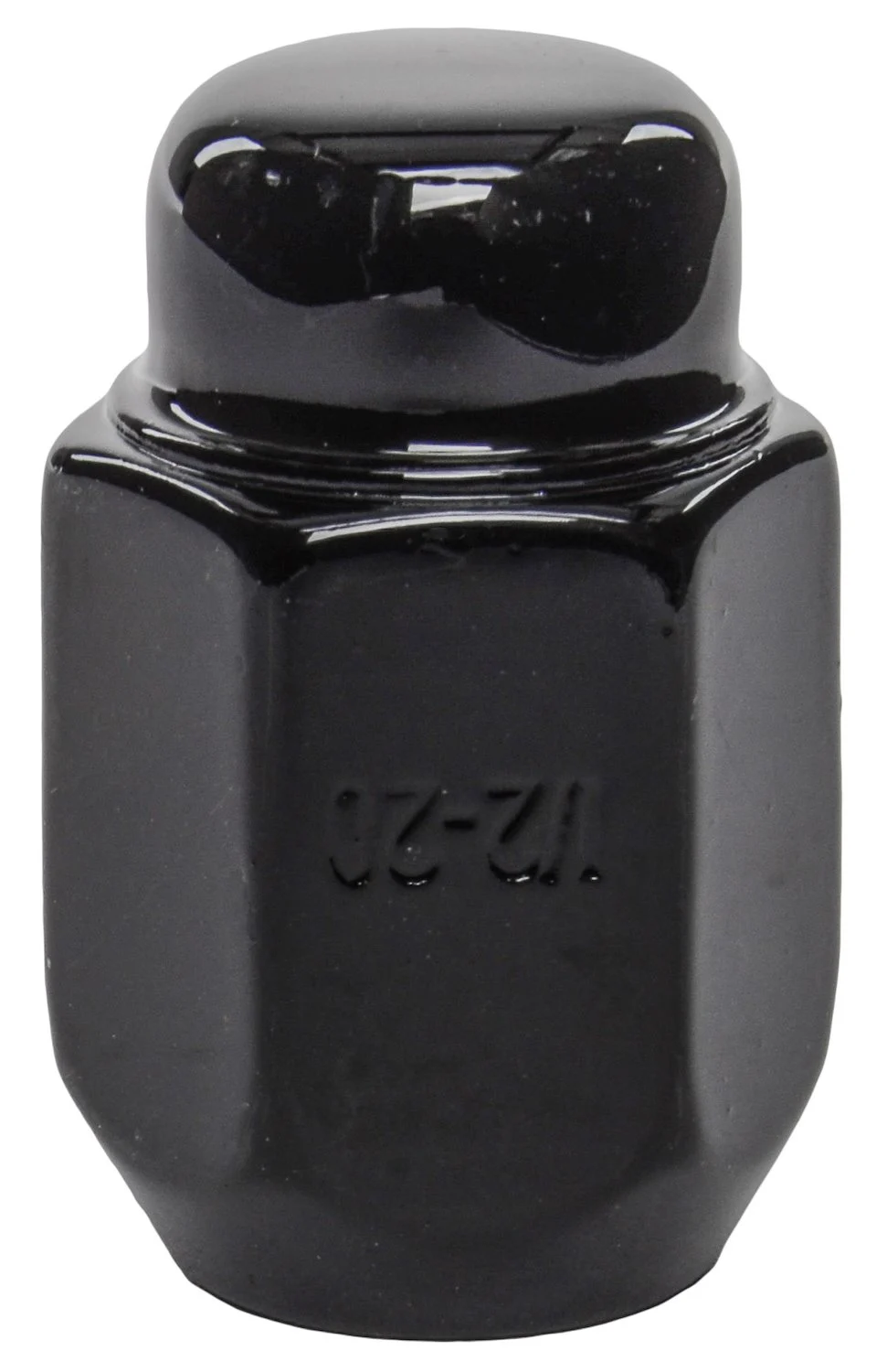 Jegs Acorn Lug Nuts, Short Closed-end [1/2 In.-20, Black]