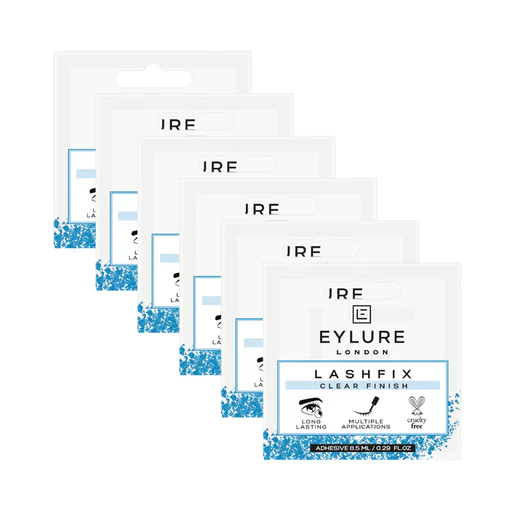 6 X Eylure London Lash Fix 8.5ml - Clear Finish