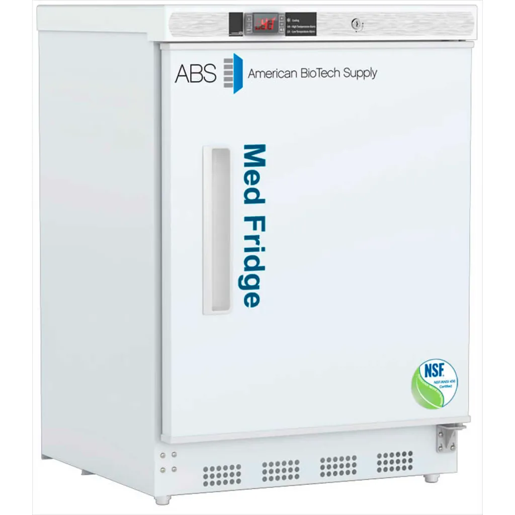 Abs Undercounter Vaccine Refrigerator, 4.6 Cuft, Nsf Certified