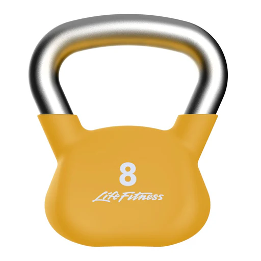 Life Fitness Studio Kettlebells - 8 Lb Yellow