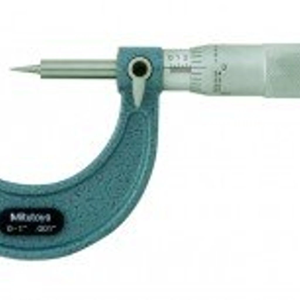 Mitutoyo 112-178 Point Micrometer With Hardened Tip, 1 To 2”, Analog