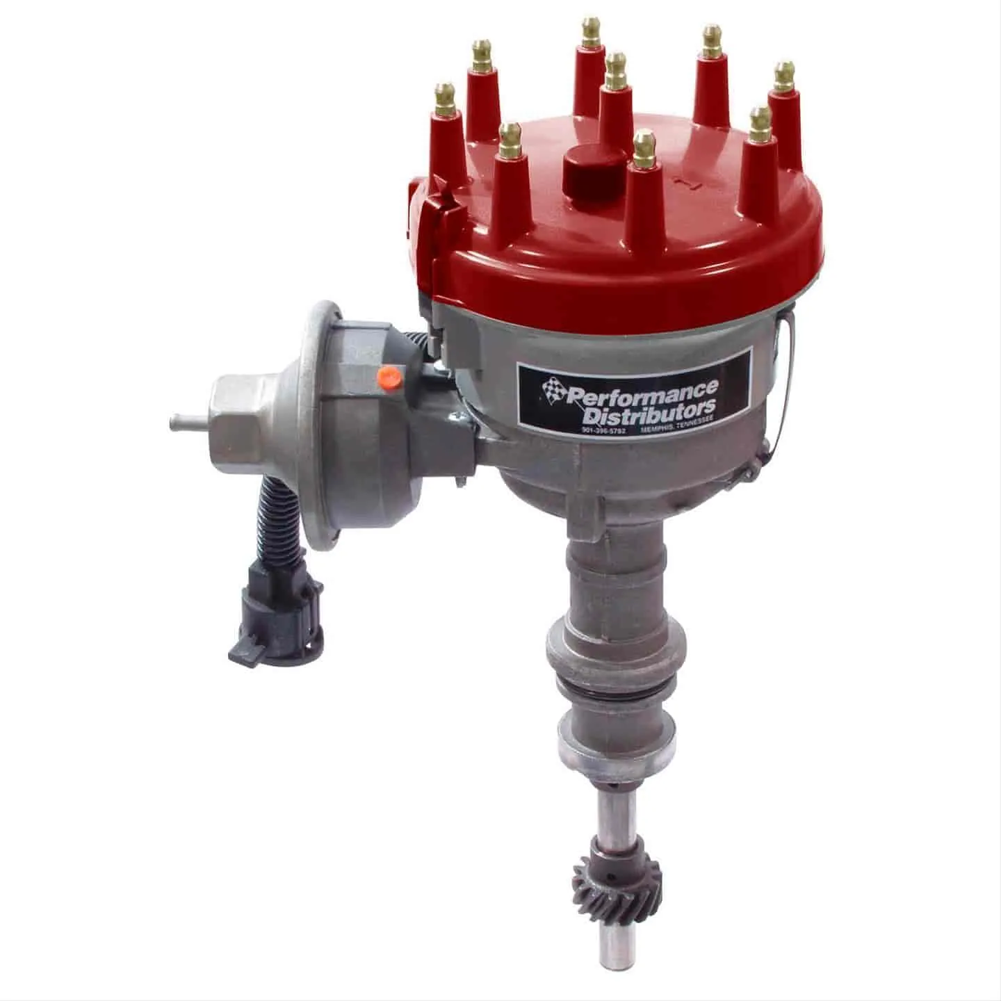 Dui 35720rd: Distributor-red Cap-ford 351 Windsor- 1969-1979 Rem.