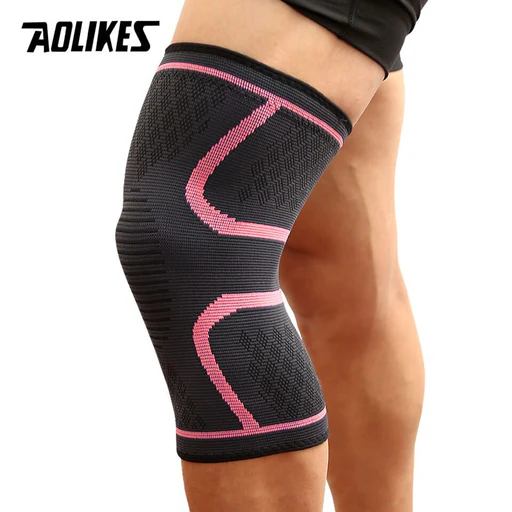 1pcs Gym Knee Pads Sports Fitness Kneepad - Type C-pink