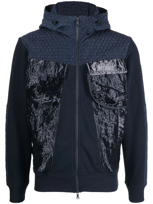 Stand-up Collar Hooded Jacket - Xxxl